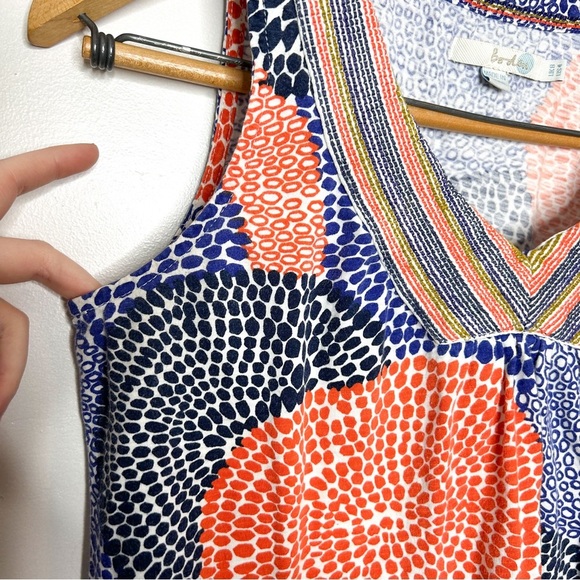 Boden Womens Colorful Abstract Print Sleeveless Tank Top 4 - Picture 6 of 8